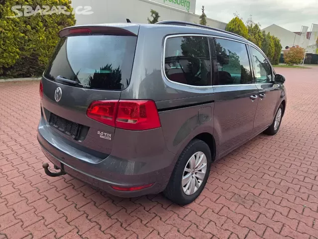 VW Sharan 2.0TDI 103kW,tažné,serviska,navi,KESSY - 8