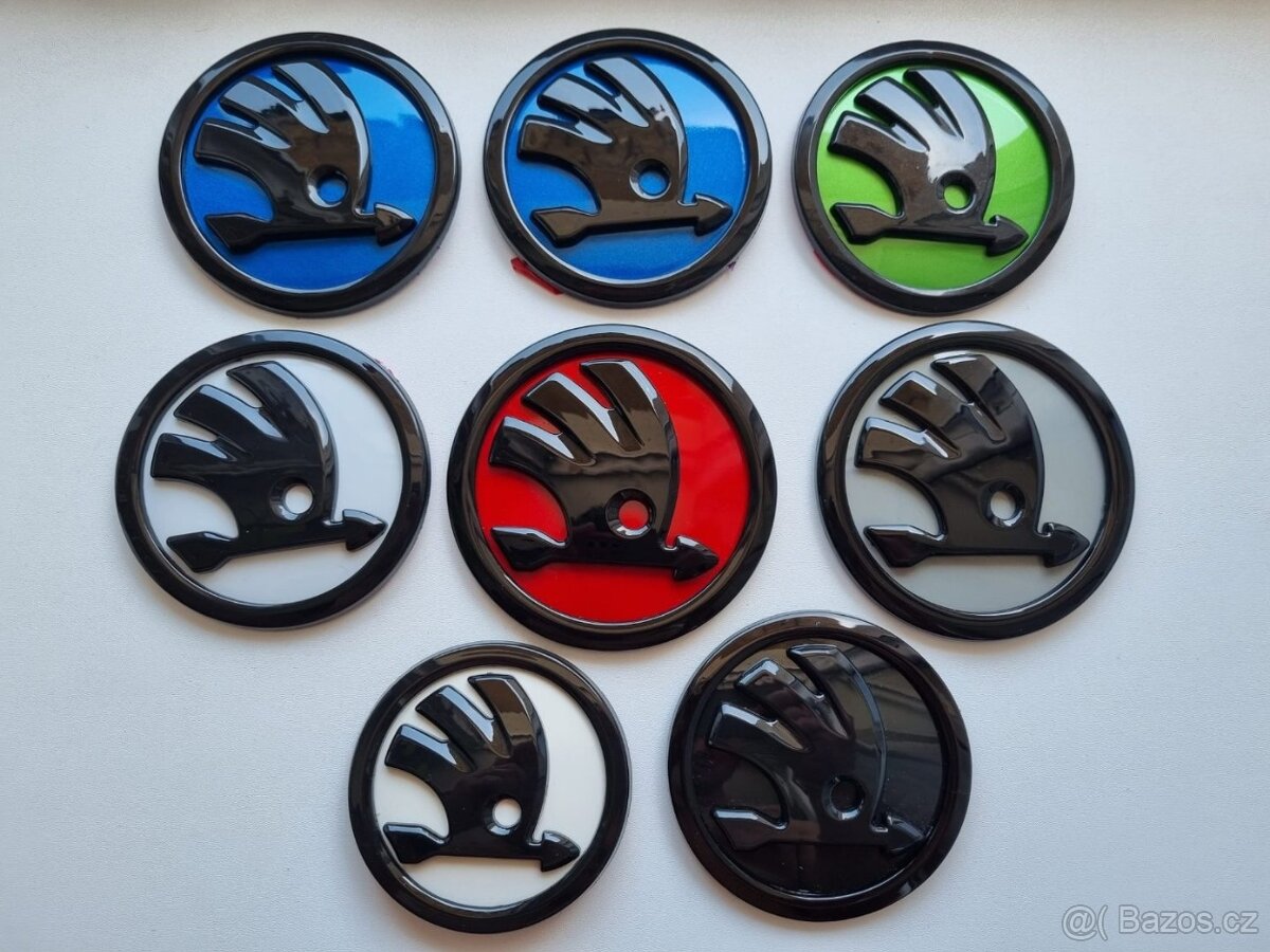Farebné znaky - logo na ŠKODA - 8