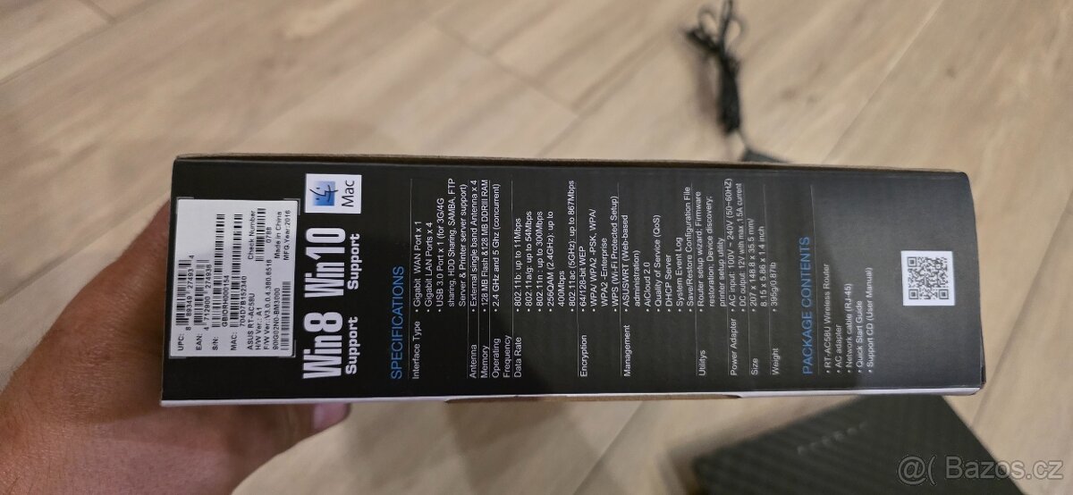 WIFI Router Asus RT-AC58U AC1300 - 8