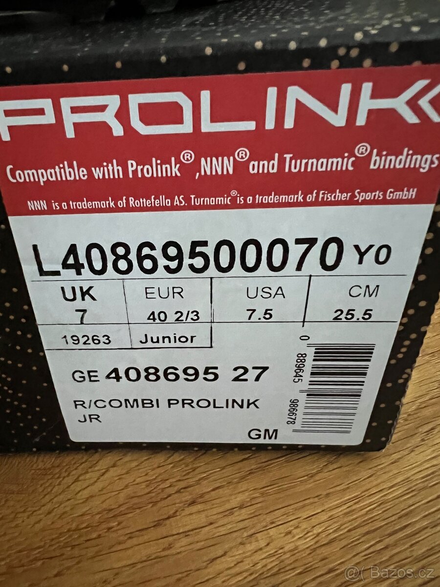 Boty na běžky Salomon R/combi junior vel. 40 2/3, 25,5cm - 8