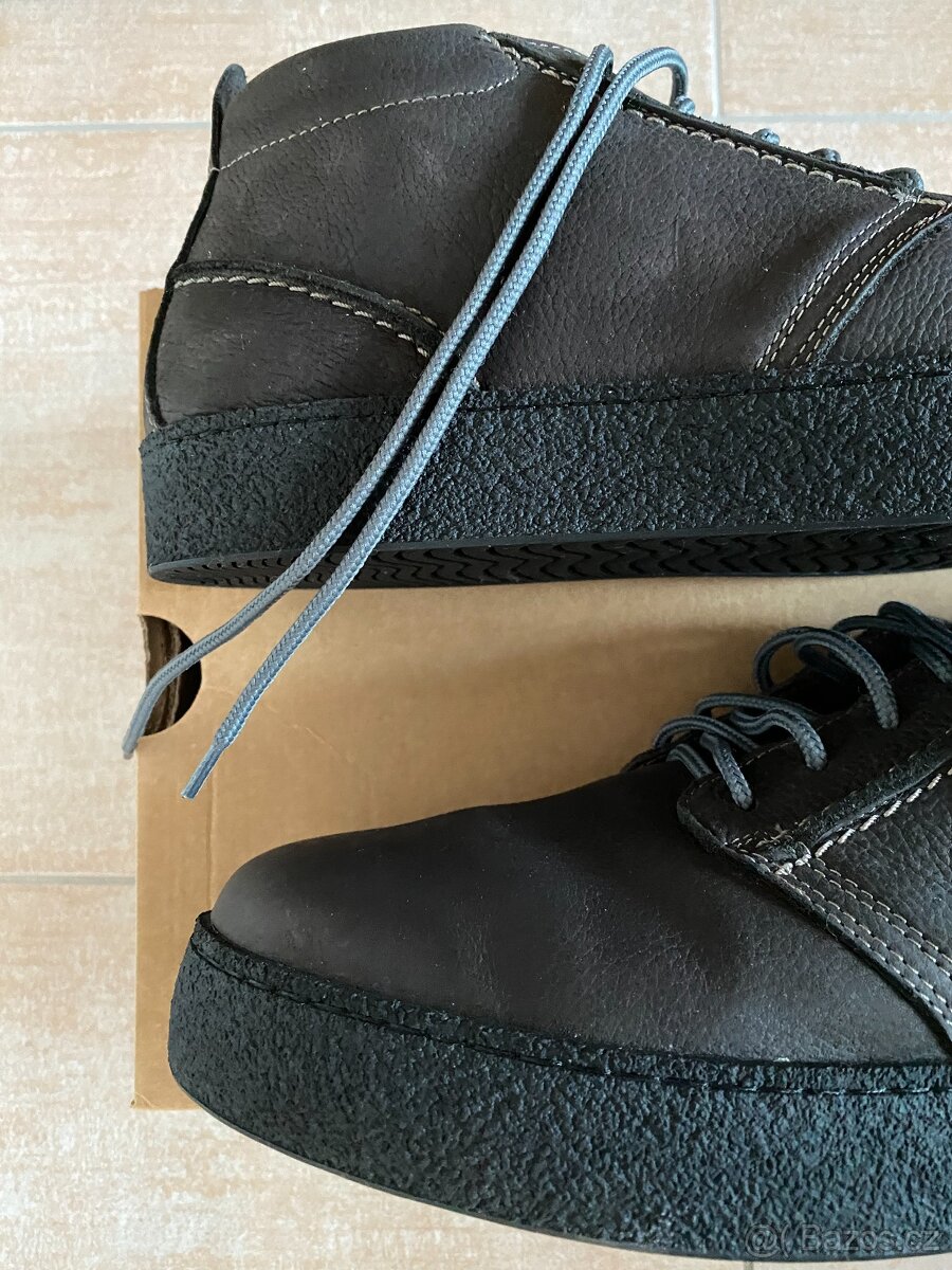 Nové pánské kožené zimní boty Baťa s kožichem - č. 44 - 8