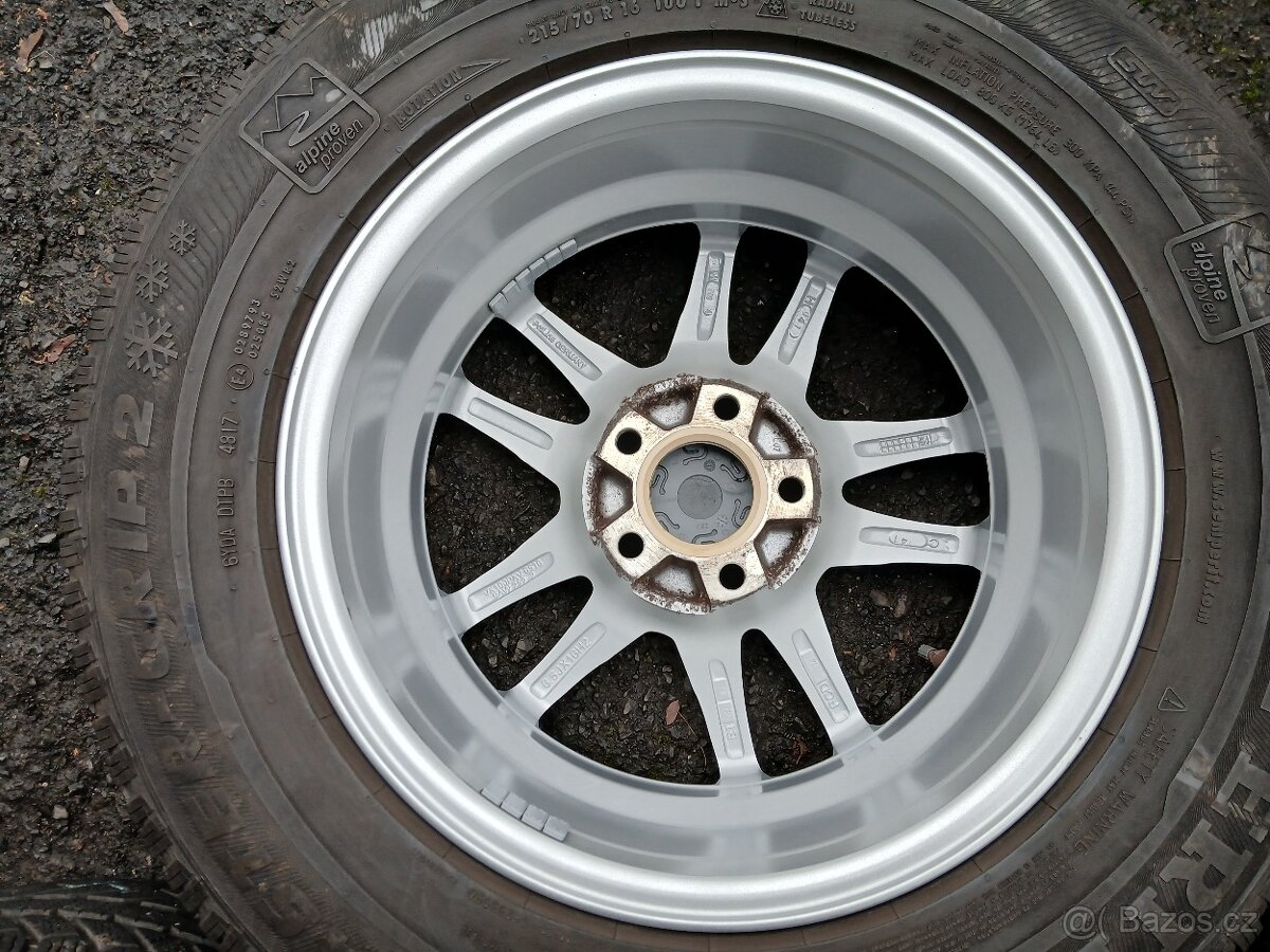 Sada ALU kol Proline 215/70R16 zimní - 8
