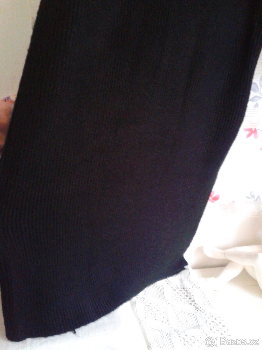 Teplé pletené midi šaty 38/42 - 8
