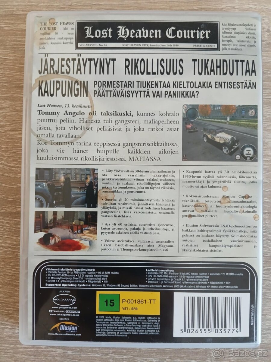 PC hra Mafia - finská verze - 8