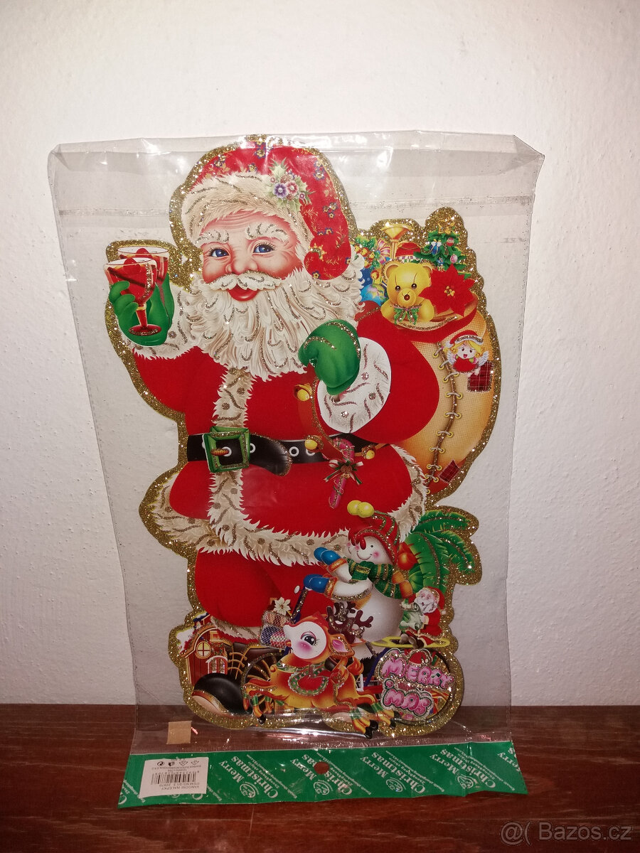 Vánoční stromek umělý + stojan, vánoční baňky a jiné - 8