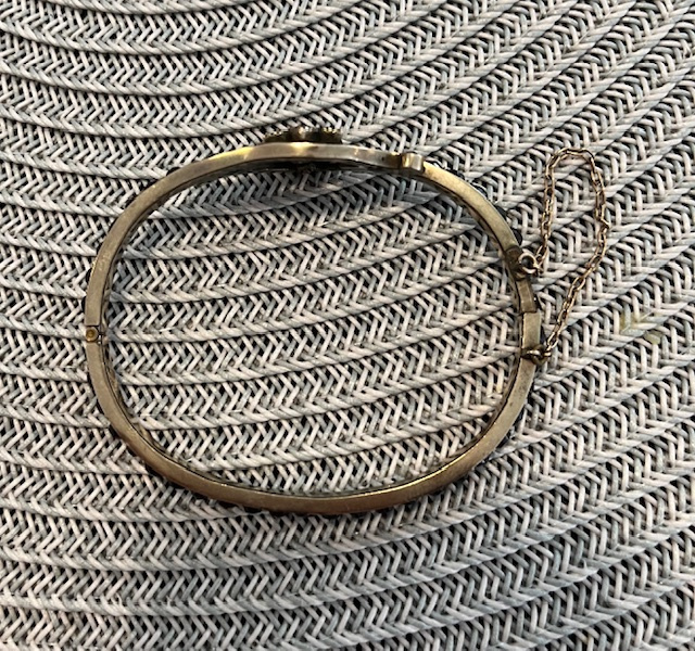 Náramek s českými granáty s krabičkou. - 8