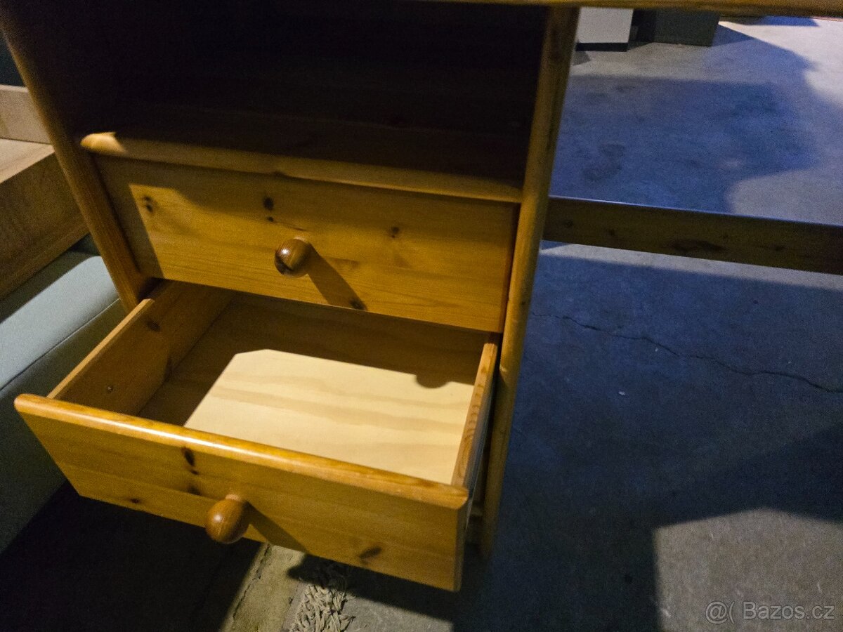 Psací stůl dřevo 60x120 výška 76 cm - 8