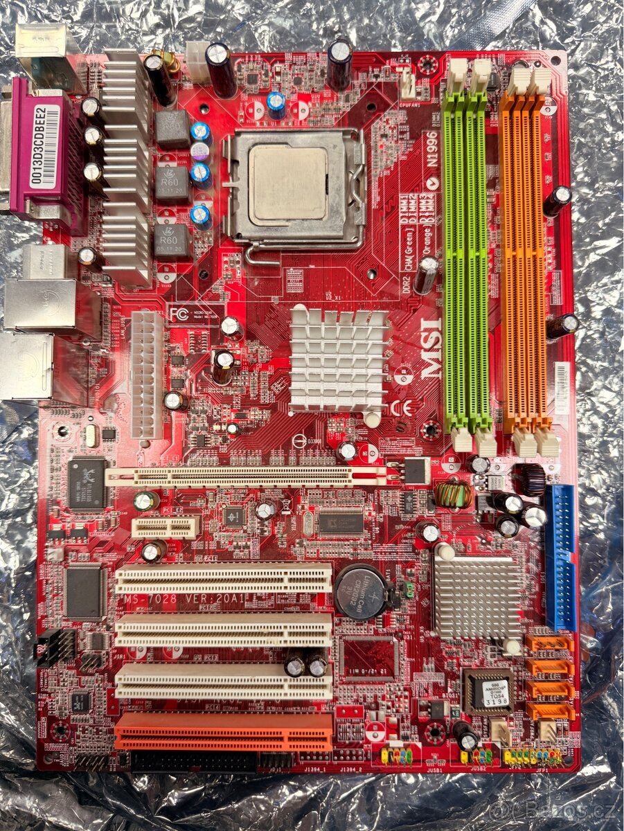 RETRO ZÁKLADNÍ DESKY + DDR2 RAM - 8