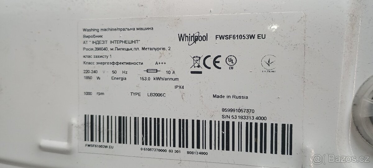 motor z pračky Whirpool - 8