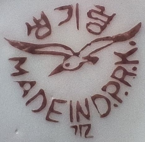 Luxusní prolamovaný čajový servis - Made in D.P.R.K. - 8