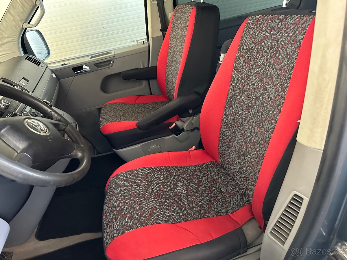 VW Multivan 4x2, 2,5 TD 96 kw,spací lavice,7 míst,tope - 8