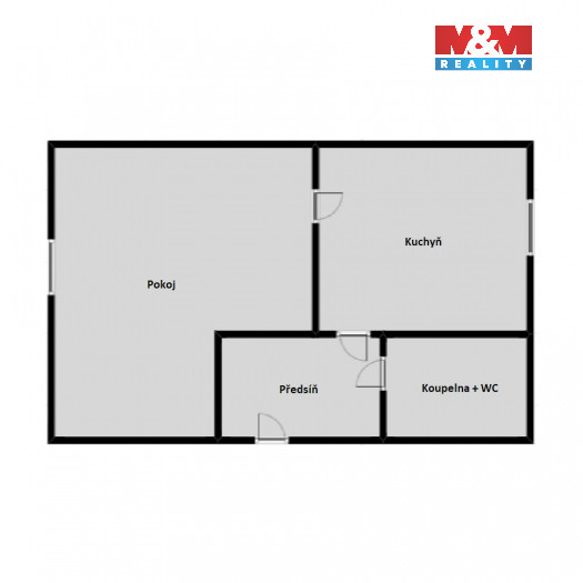 Prodej bytu 1+1, 36 m², Ústí nad Labem, ul. Na Výšině - 8