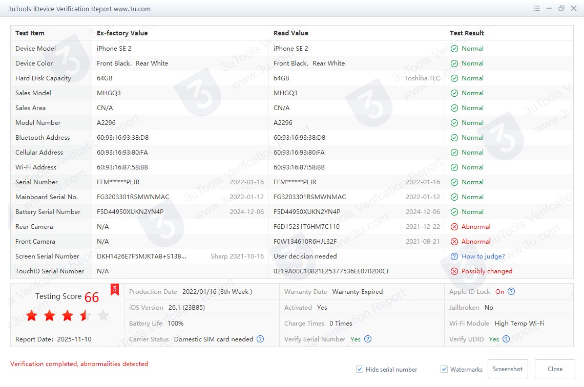 iPhone SE 2020 - 100% baterie/velmi hezký stav - 8