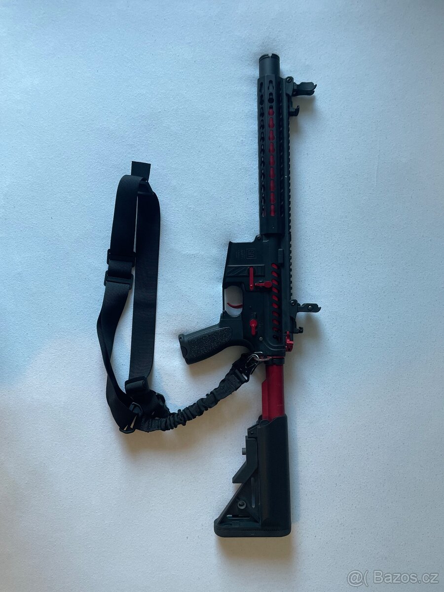 Airsotftová elektrická zbraň + vybavení - 8