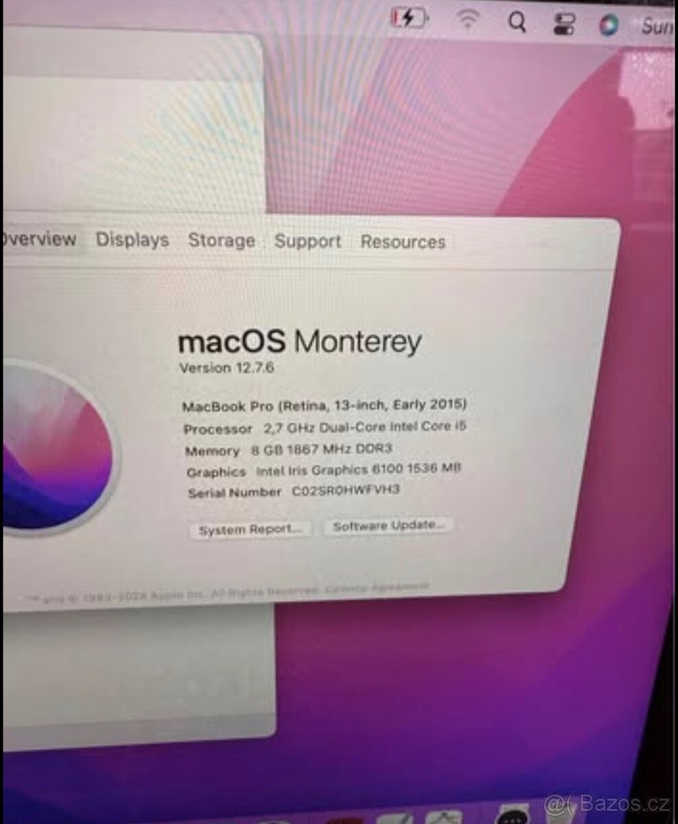 MacBook Pro 13” Retina early 2015 128GB - 8