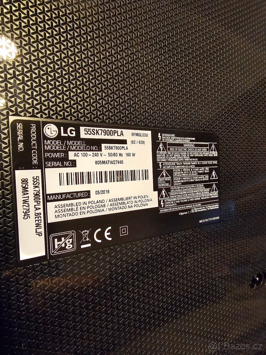 LG Super ultra HD televize 55" - 8