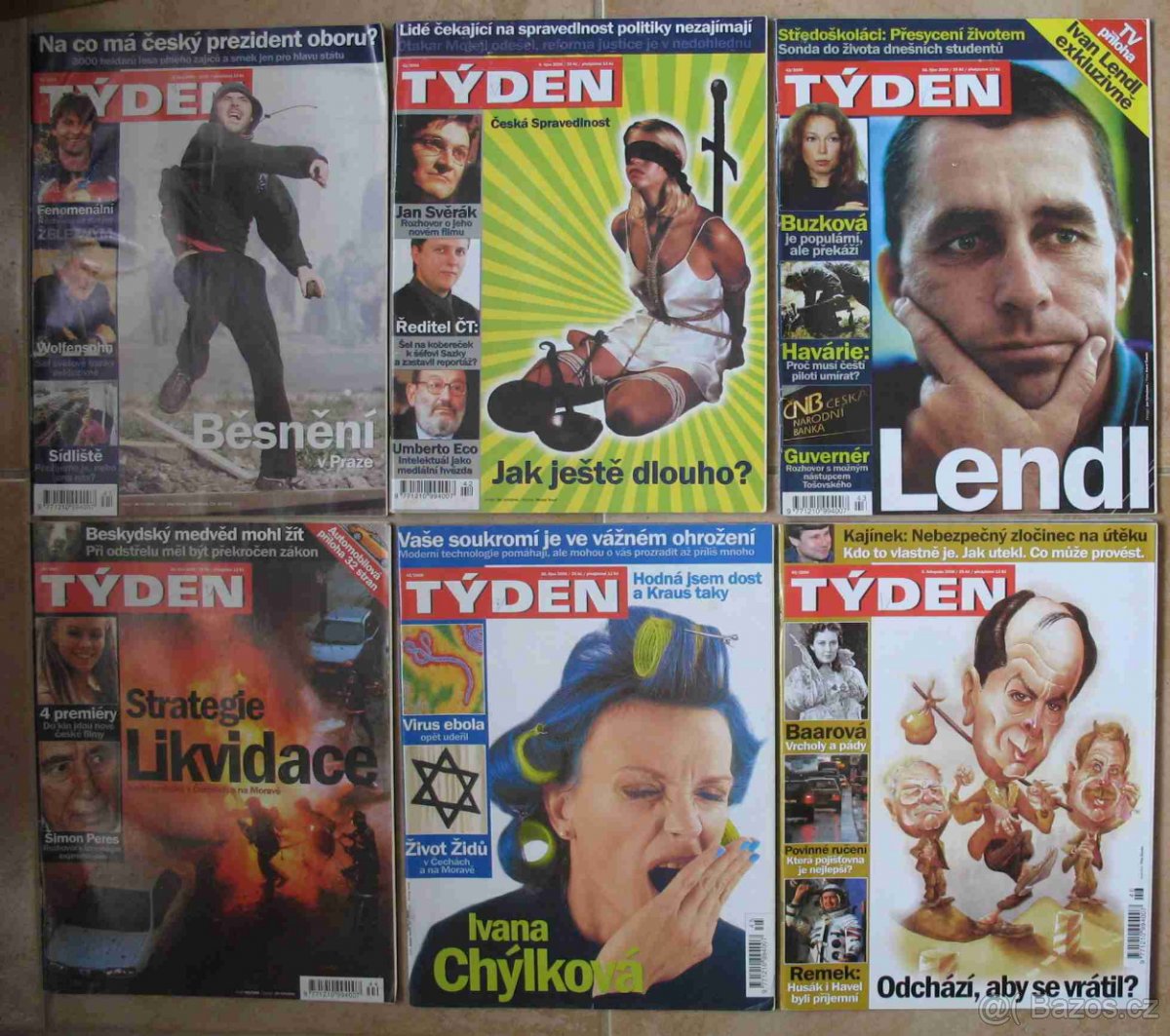 Prodám Časopis Týden - rok 2000 - 8