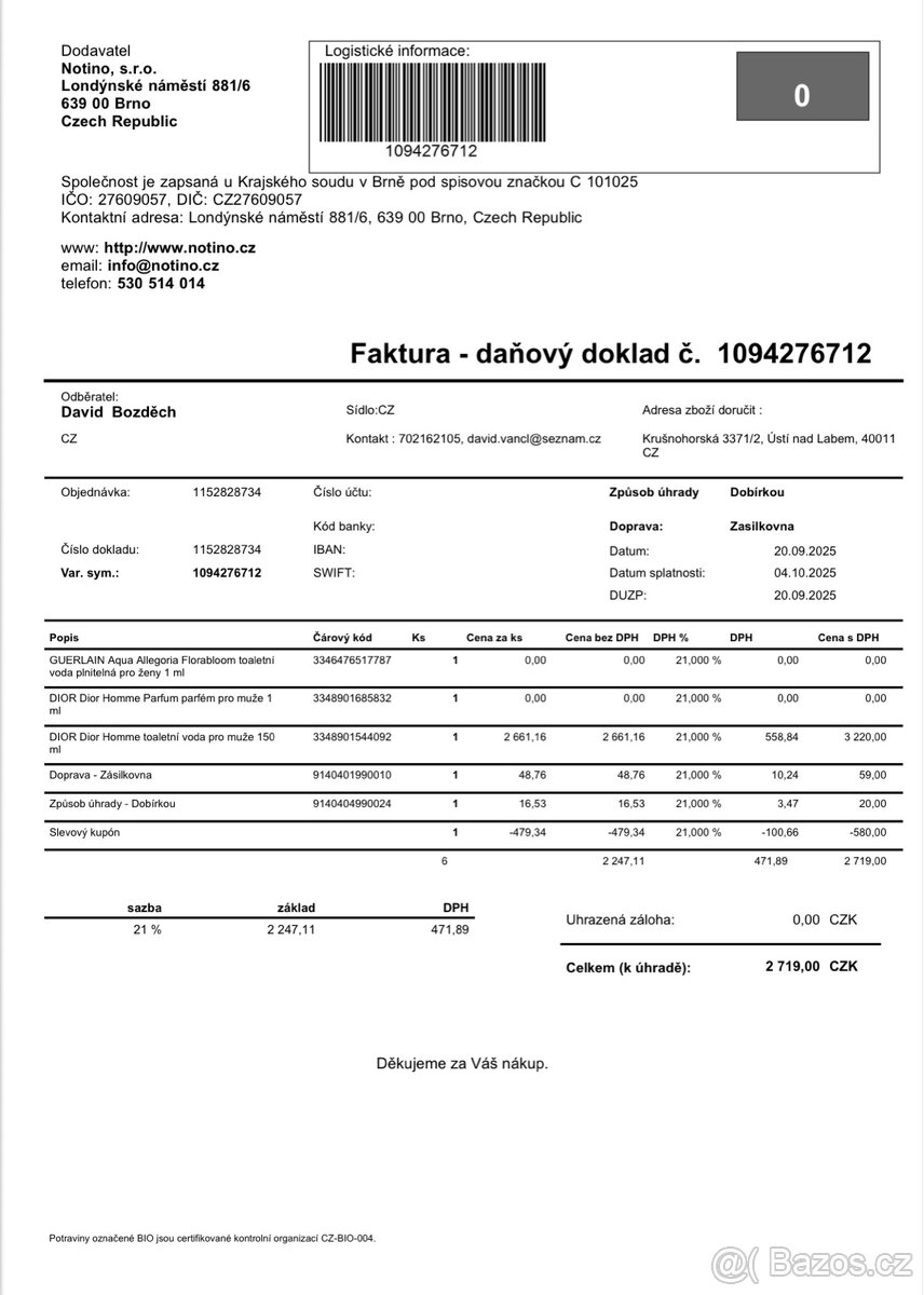 DIOR Dior Homme EDT, 150ml - 8