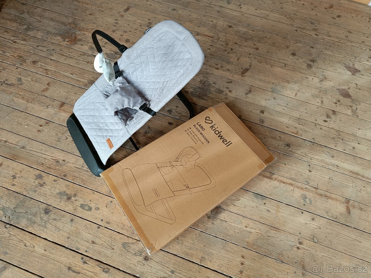 Houpací lehátko KIDWELL LARO skládací pro miminka 2 hračky - 8