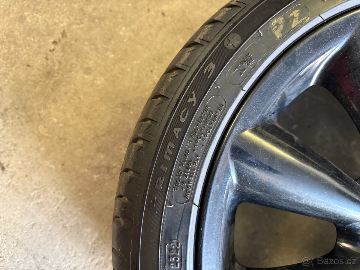 Originální alu kola Mini Cooper S 4x100 R17 - Michelin 7 mm - 8