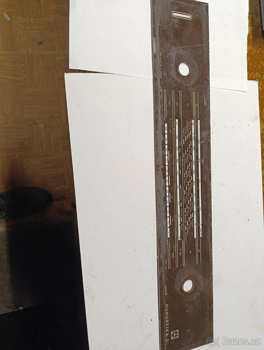 stupnice na starožitná radia - 8