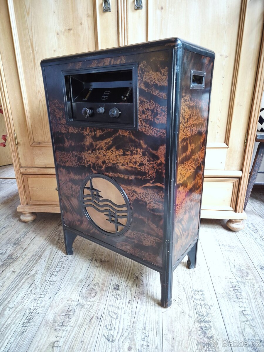 Starožitné rádio Philips 2601, "kamna", 1930-1931 - 8