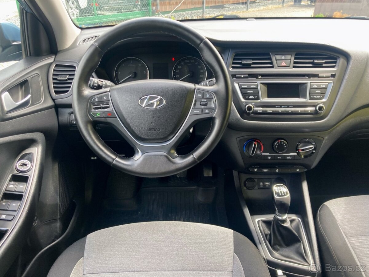Hyundai i20, 1,1CRDi, park.senzory,vyhř.sedadla,STK 05/27 - 8