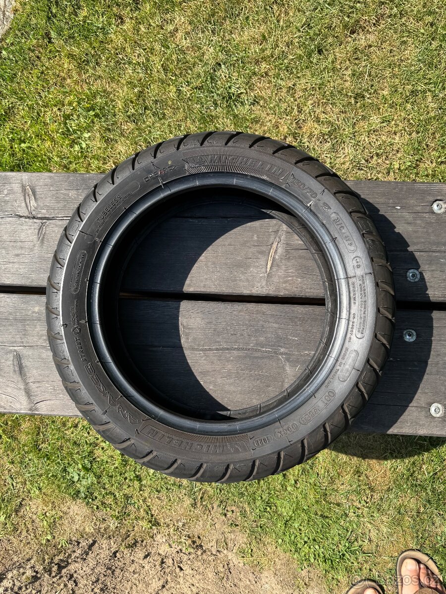 Pneumatiky Michelin Anakee 110/80-14 + 130/70-13 - 8