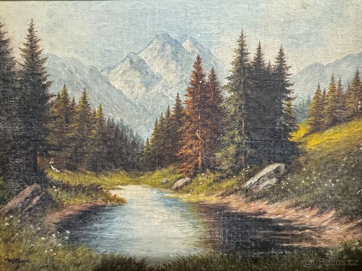 Obraz Krajina hory - 8