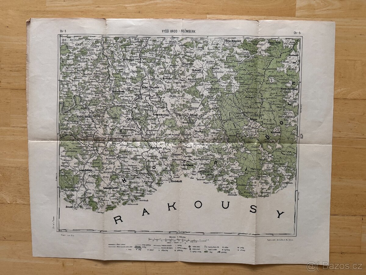 Staré mapy , průvodce - 8