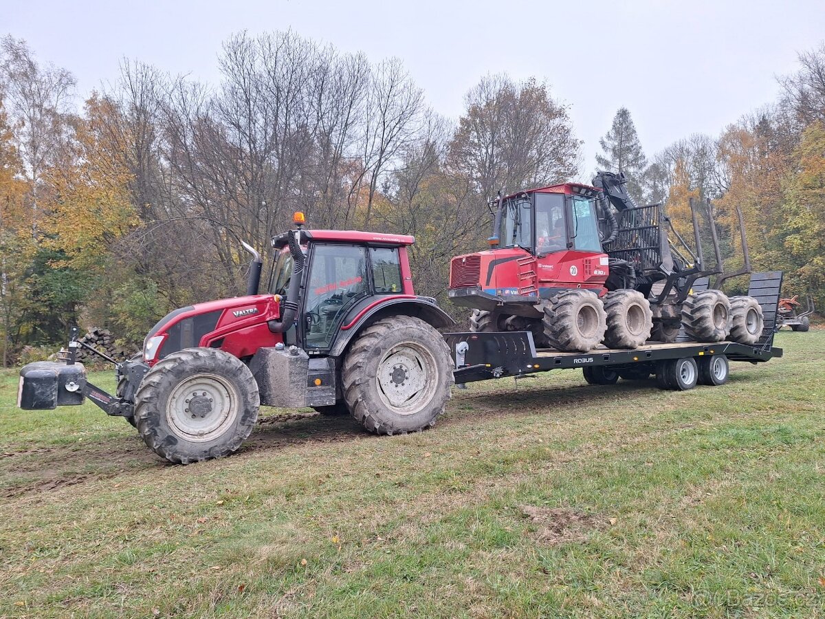 Traktorový návěs,Přepravník strojů,Podvalník,Přívěs,Vlek 16t - 8