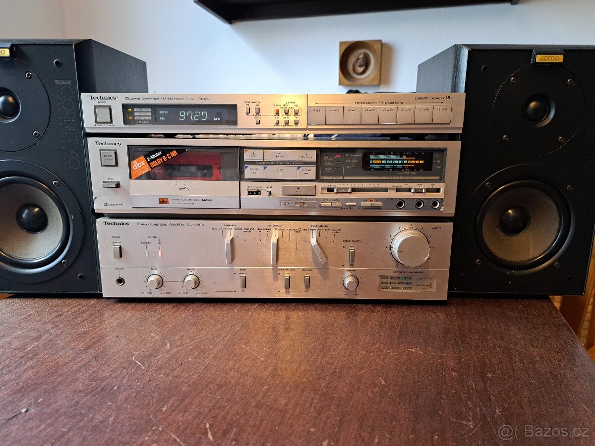 Zes. + tape deck Technics - plně funkční i jednotlivě - 8