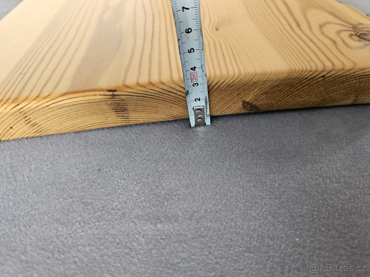 Dřevěná zábrana k posteli - masiv - 8