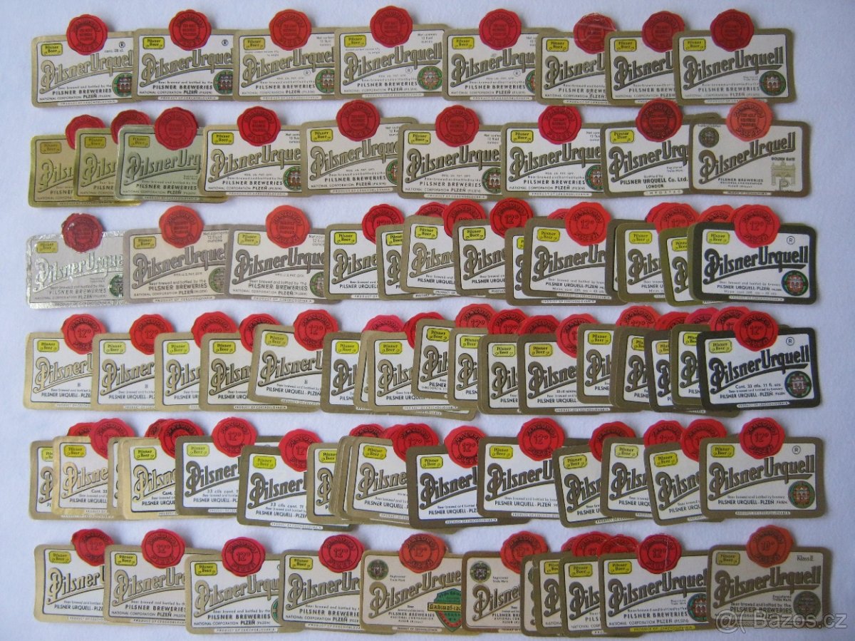 sbírka pivní etikety pivovar Prazdroj Plzeň 930ks - 8