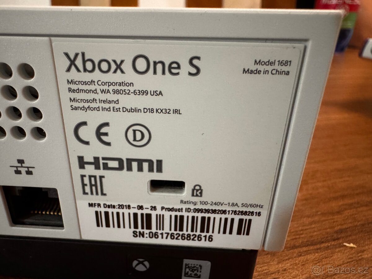 🎮 Xbox One S 1TB White + Kinect + adaptér + 2 ovladače + hry - 8
