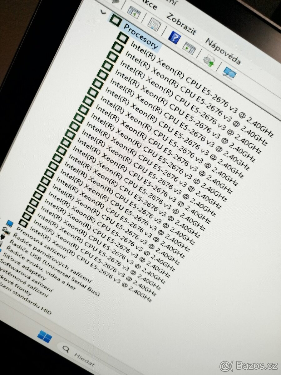Nove slozene / 64 GB Ram CPU 24x Core Threads / Nove baleni - 8