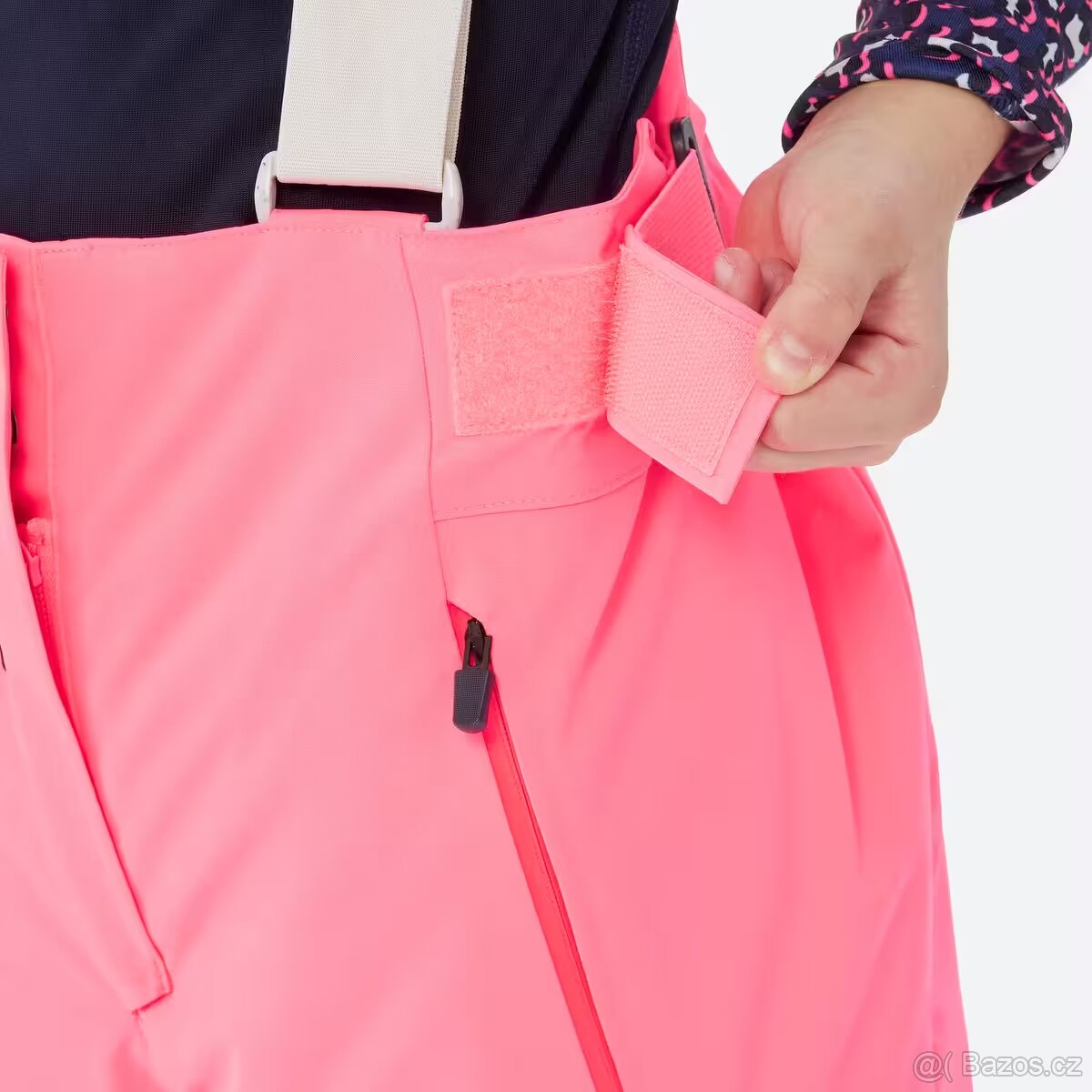 Dívčí lyžařské kalhoty zářivě růžové vel. 12-14 let - 8