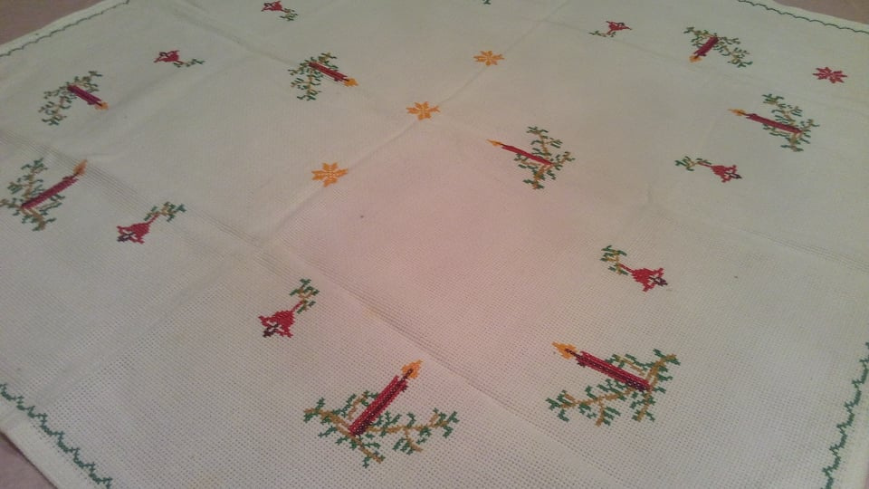 vánoční ubrusy - menšie - 8