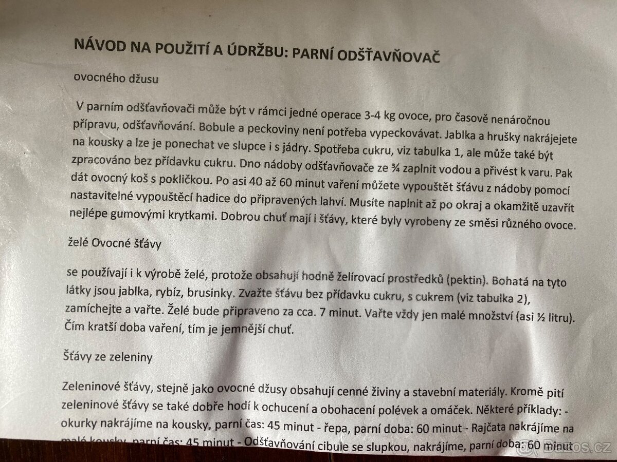 Parní odšťavňovač z nerezu na indukci - 8