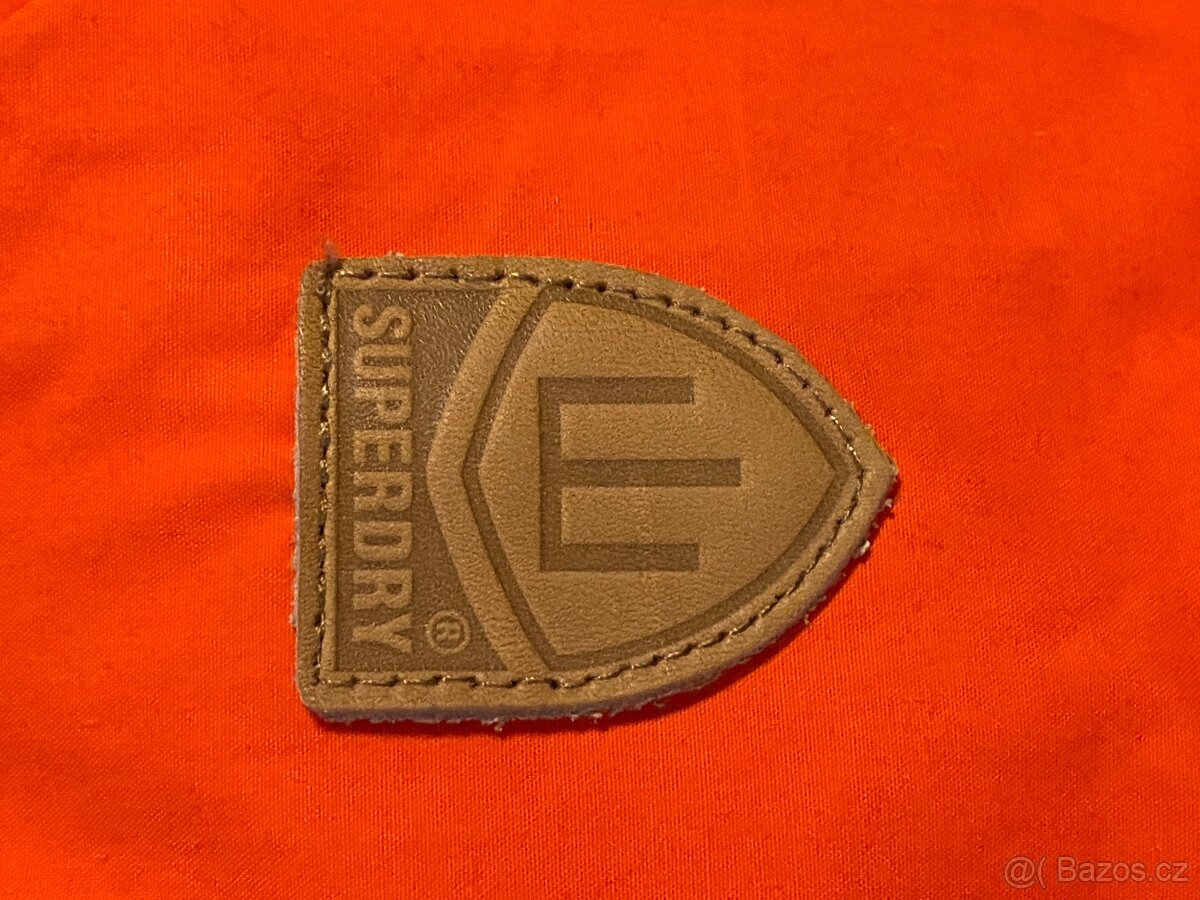 Super Dry bunda, 3/4 parka, oranžová “S” spíše “M” - 8