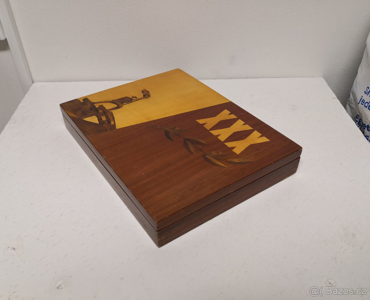 Art Deco uložný box na zberateľské predmety - 8