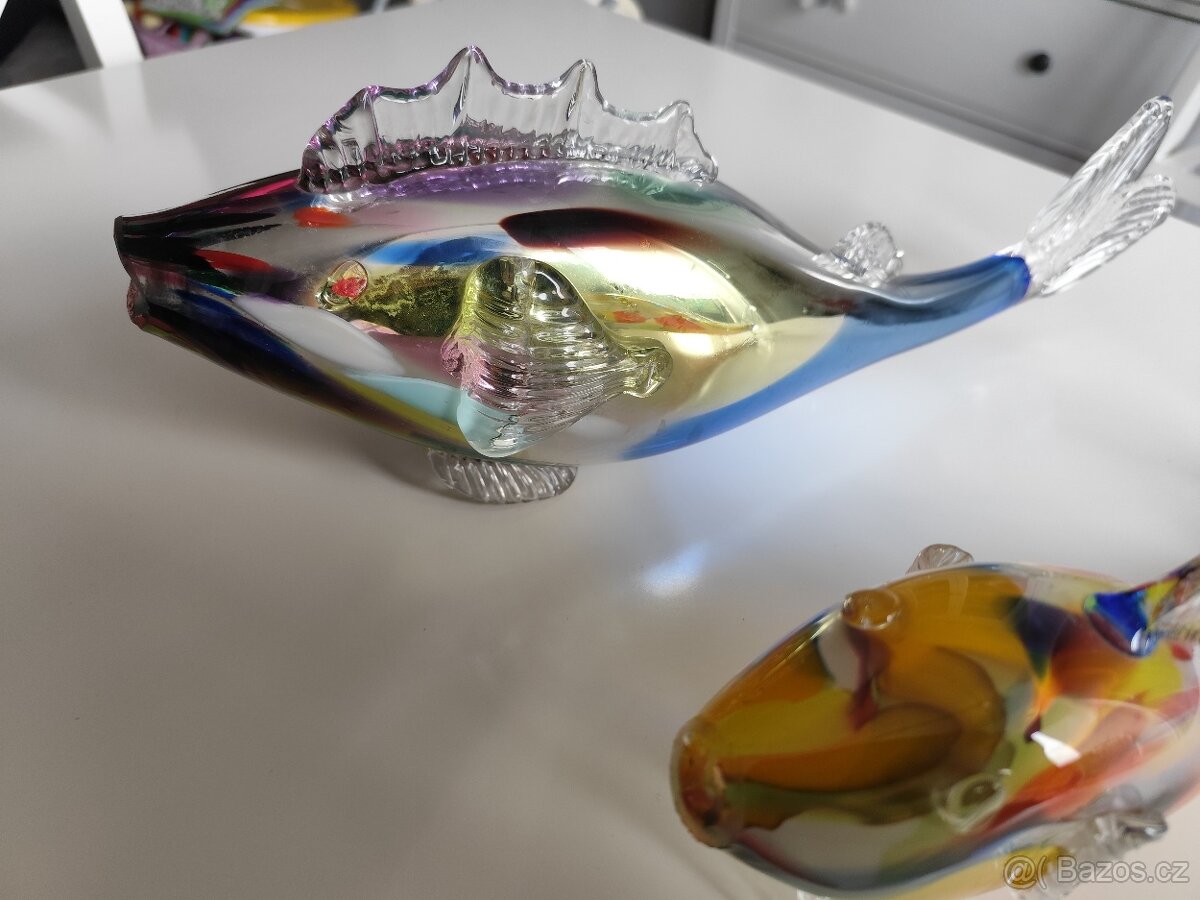 Hutní sklo ryby - 8