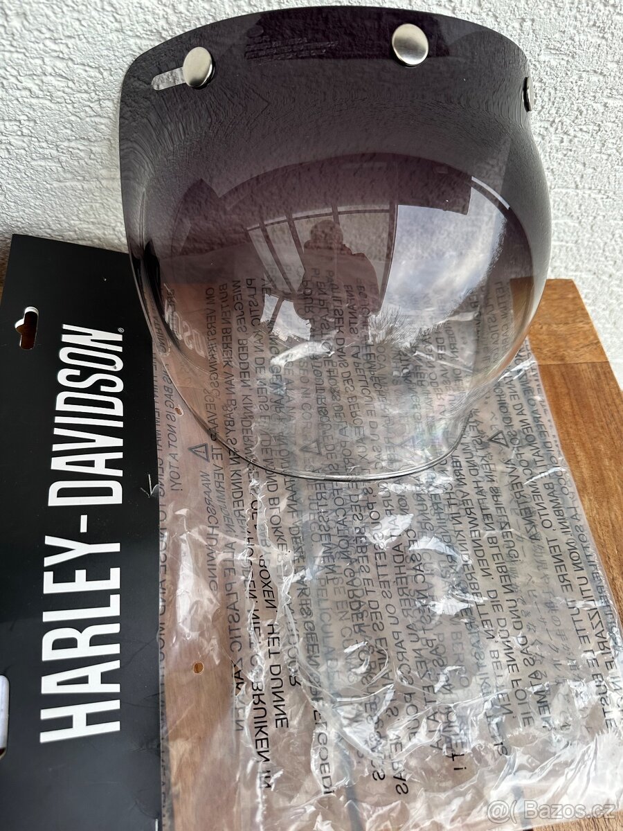Helma Harley Davidson xxl černá lesk - 8
