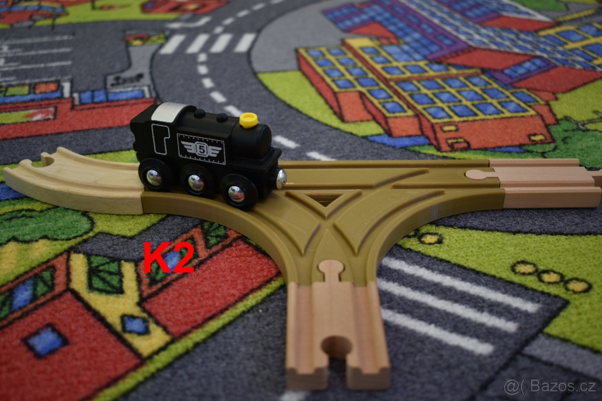 Vláčkodráha Brio, Lidl, Ikea - křížení kolejí - 8