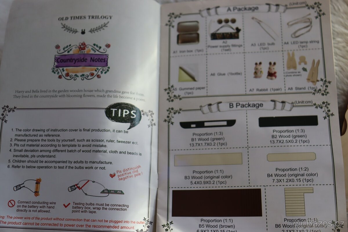 Mini domeček DIY stavebnice venkovský babiččin domeček - 8