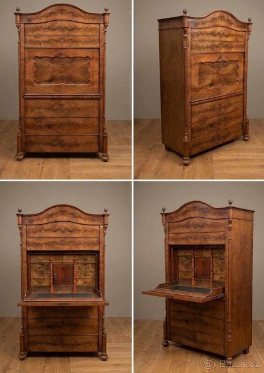 BIEDERMEIER sekretář - 8