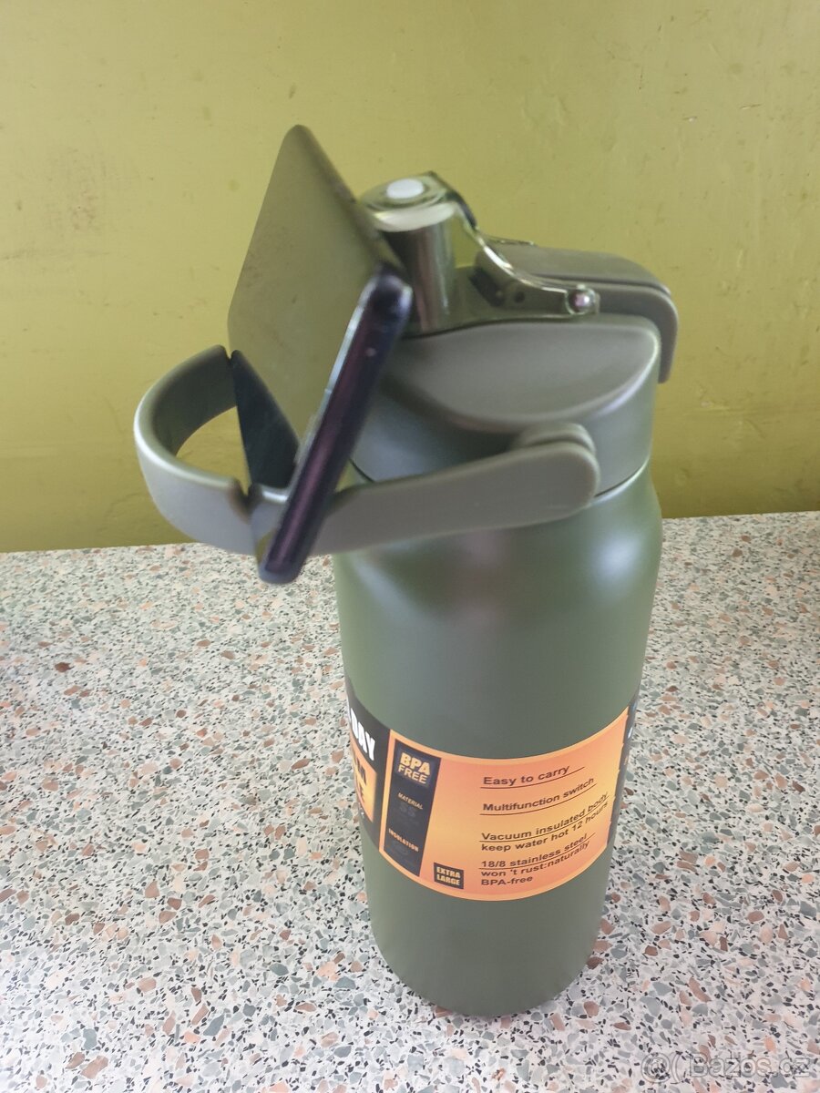 1.5L Termoska nerez kemping s brčkem na horké i chlazené 30H - 8