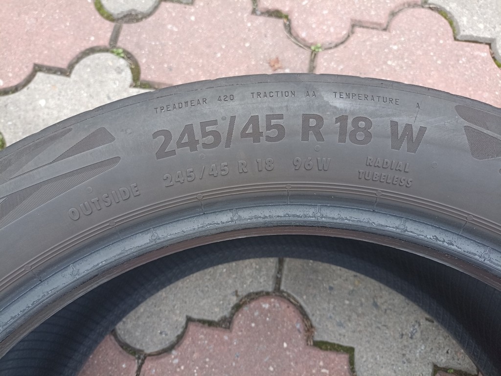 Letní pneu Continental 245/45 R18 96W. - 8