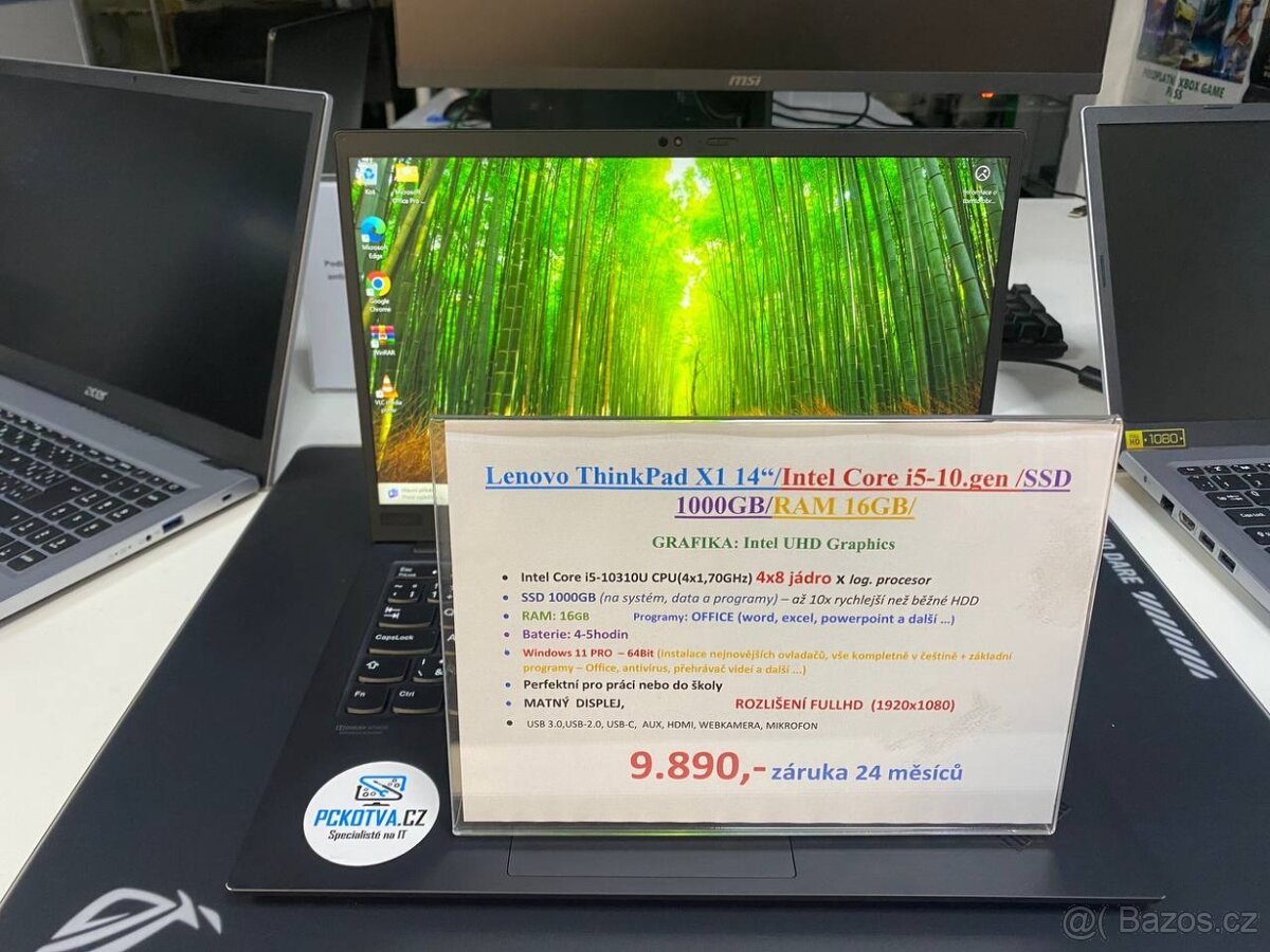 Lenovo ThinkPad X1 14“/Intel Core i5-10.gen /SSD 1000GB/RAM - 8