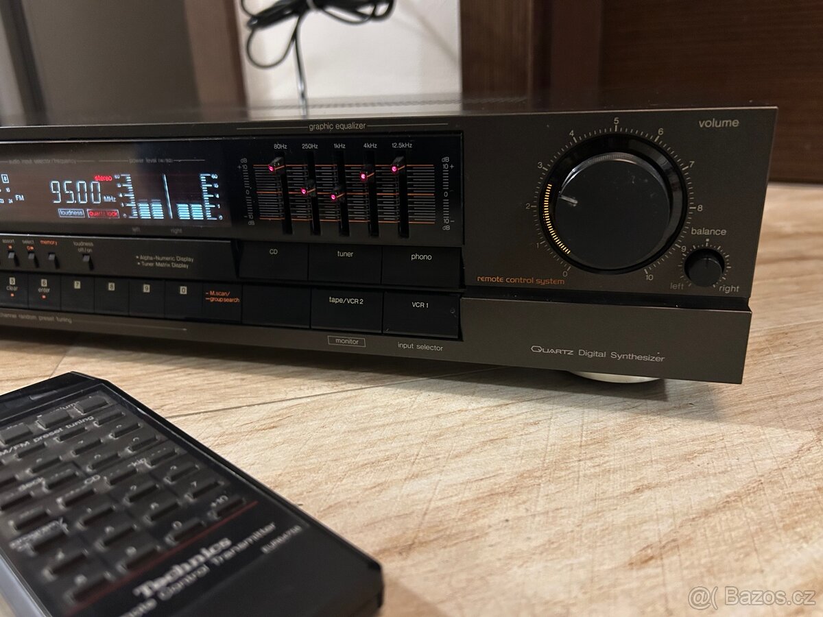 Technics SA-R230 Stereo Receiver FM/AM vč. DO - 8